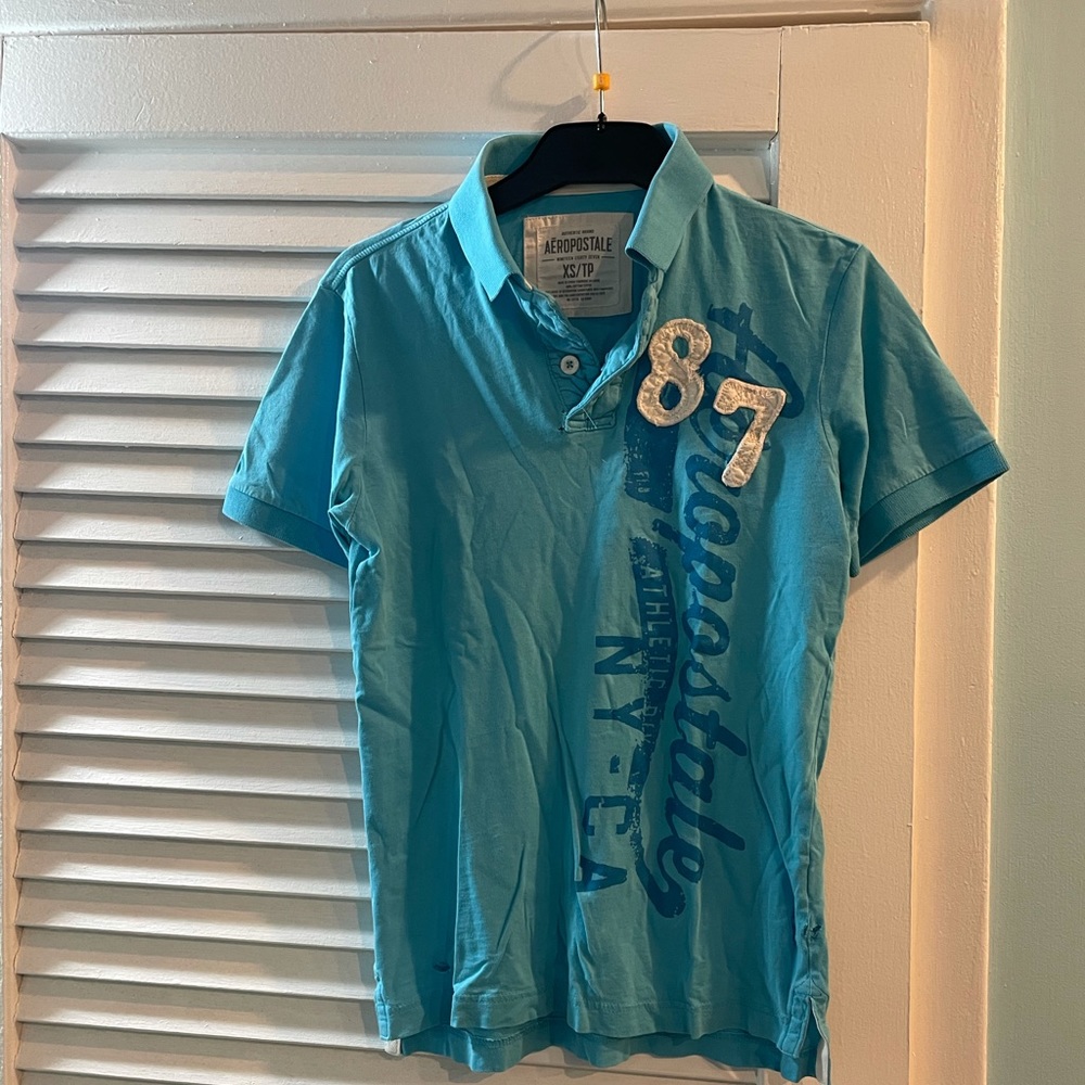Men’s Areopostle light blue T shirt